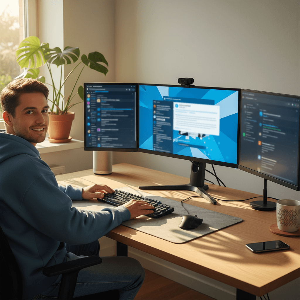 Community member monitoring WHEELO social channels on Telegram and Twitter