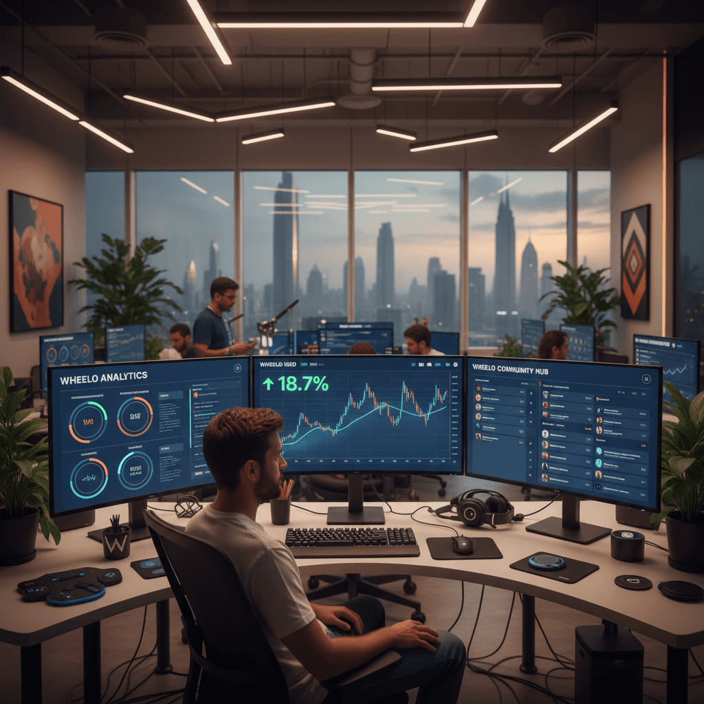 WHEELO monitoring dashboard and market activity