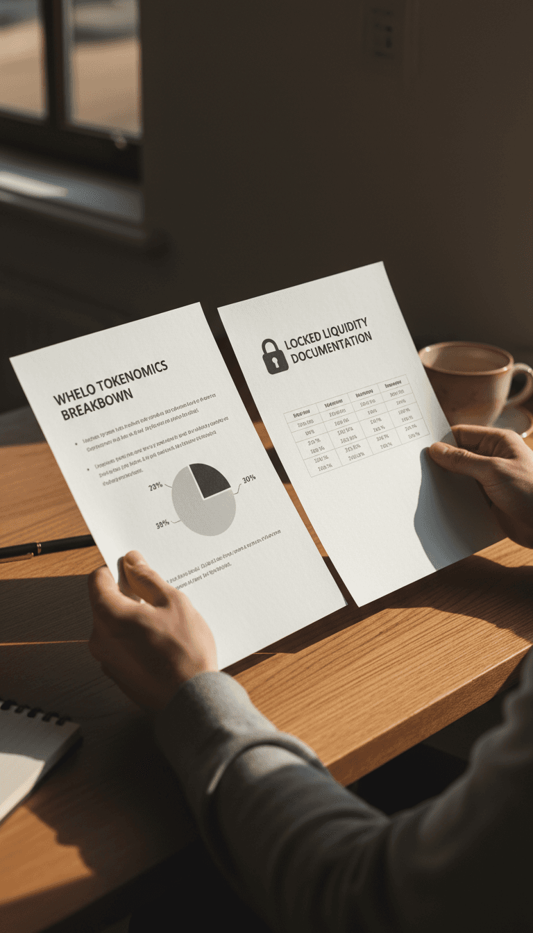 Reviewing WHEELO's transparent tokenomics and locked liquidity